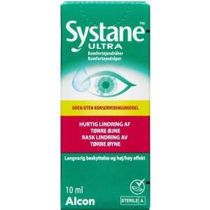 Systane Ultra Komfortøjendråber, 10 ml (Udløb: 06/02/2025)