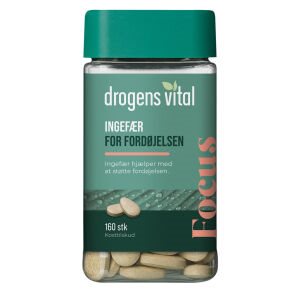 Drogens Vital Ingefær, 160 stk (Udløb: 03/2025)