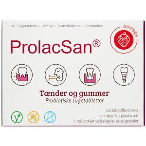 ProlacSan sugetablet Jordbær, 30 stk (01/2026)