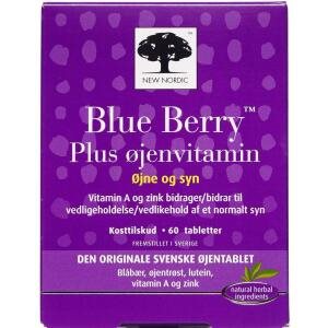 Blue Berry Plus Øjenvitamin tablet, 60 stk (Udløb: 11/2025)