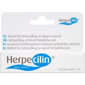 Herpecilin gel 6 ml (Udløb: 01/2023)
