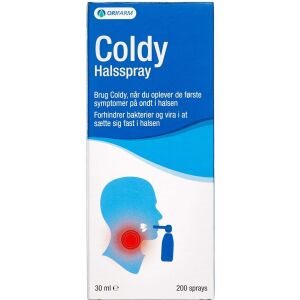 Coldy halsspray 30 ml (Udløb: 08/2023)