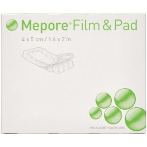 Mepore Film & Pad 4 x 5 cm, 5 stk (Udløb: 28/11/2023)