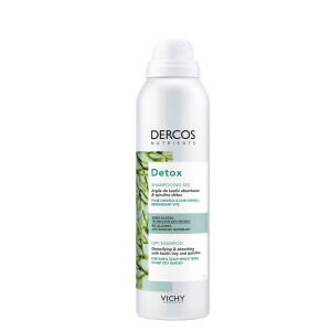 Vichy Dercos Nutrients Detox Tørshampoo til fedtet hår og hovedbund, 150 ml (Restlager)