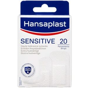Hansaplast Sensitive Strips, 20 stk (Restlager)