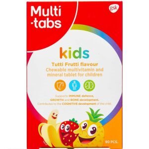 Multi-Tabs Kids Tutti Frutti, 90 stk. (Udløb: 10/01/2024)