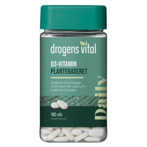 Drogens Vital D3-vitamin, 180 stk. (Udløb: 01/2024)