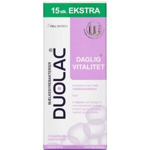 Duolac daglig vitalitet, 75 stk (Udløb: 02/2024)
