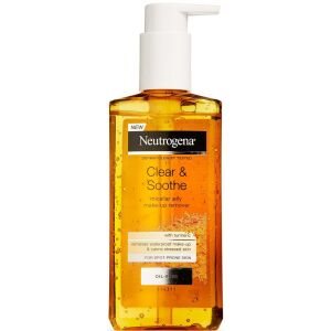 Neutrogena Clear & Soothe Tumeric Micellar Jelly Makeup-up Remover, 200 ml (Restlager)