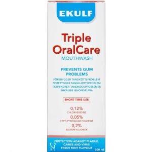 Ekulf Triple Oral Care Mundskyl, 300 ml (Udløb: 07/2024)