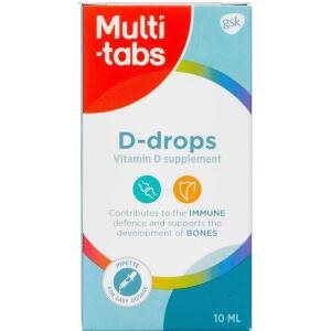 Multi-Tabs D-drops, 10 ml (Udløb: 08/2024)