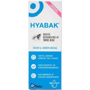 Hyabak Tåresubstitut 0,15%, 10 ml (Udløb: 10/2025)
