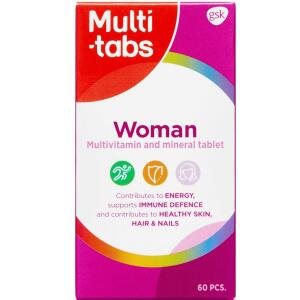 Multi-Tabs Woman, 60 stk (Udløb: 01/2026)