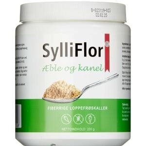 SylliFlor Loppefrøskaller Æble og Kanel, 200 g (Udløb: 02/06/2025)