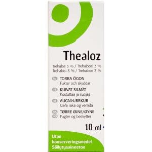 Thealoz Øjendråber 3%, 10 ml (Udløb: 03/2026)