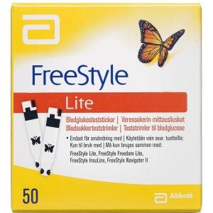 Freestyle Lite Teststrimler, 50 stk (Udløb: 05/2025)