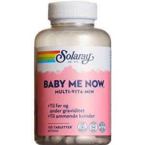Solaray Baby-me-now tabletter, 150 stk (10/2025)